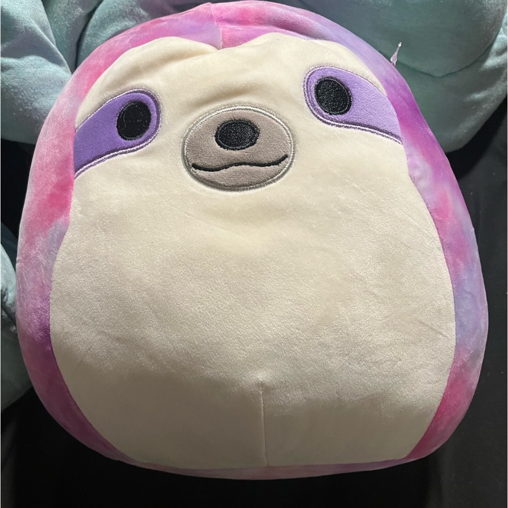 Pink sloth squishmallow